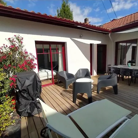 Semesterbostad Maison 2e Ligne Acces Prive 50m Arcachon