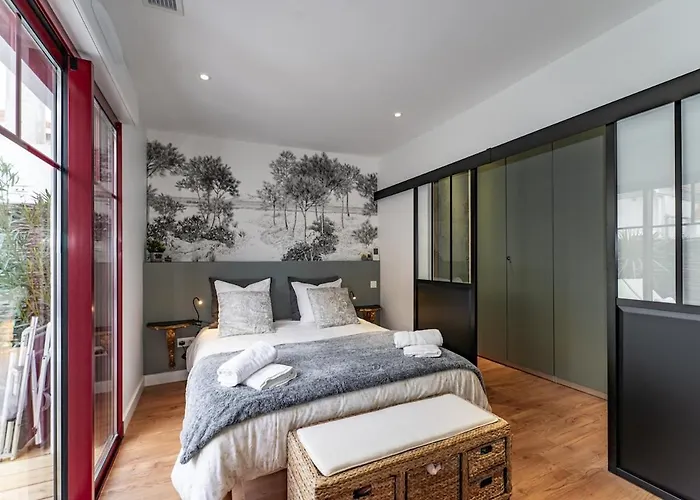 Ferienhaus Maison 2e Ligne Acces Prive 50m Arcachon