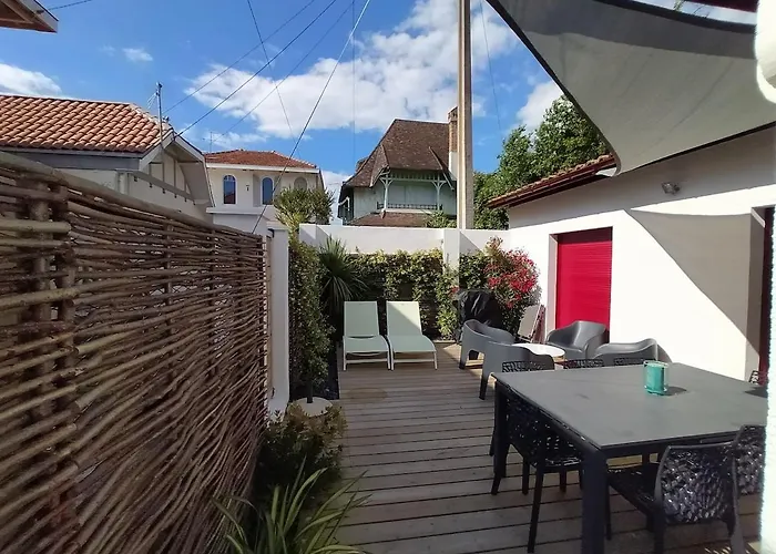 Ferienhaus Maison 2e Ligne Acces Prive 50m Arcachon